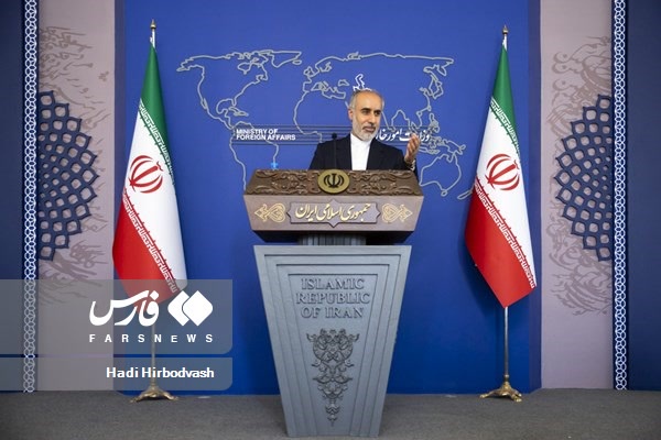 سخنرانی  ناصر کنعانی سخنگوی جدید وزارت امور خارجه در اولین نشست خبری
