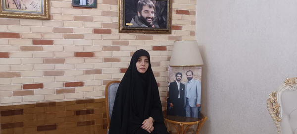 مرضیه عبداللهی دختر سردار شهید مصطفی عبداللهی